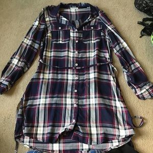 Charlotte Russe Flannel Dress size small